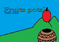 This is a Fruits pots endless rounds game icon